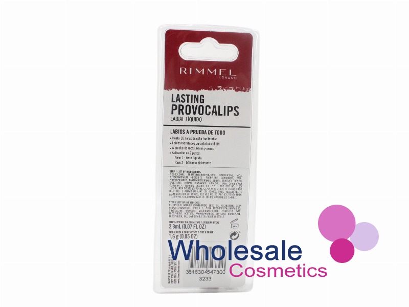 6 x Rimmel Lasting Provacalips Liquid Lipstick - 115 BEST UNDRESSED